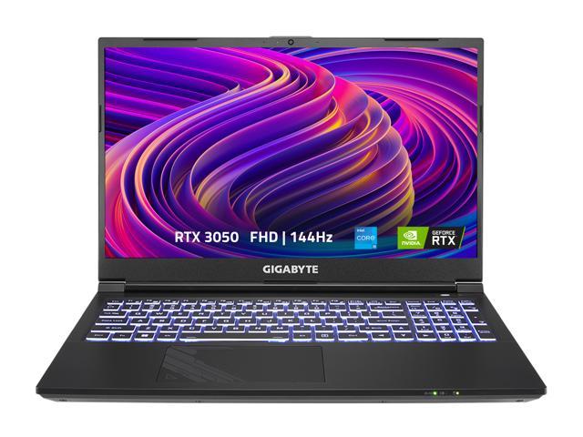 GIGABYTE - 15.6" 144 Hz IPS - Intel Core i5 12th Gen 12500H (2.50GHz) - NVIDIA GeForce RTX 3050 Ti Laptop GPU - 16 GB DDR4 - 512 GB SSD - Windows 11 Home - Gaming Laptop (G5 ME-51US213SH )