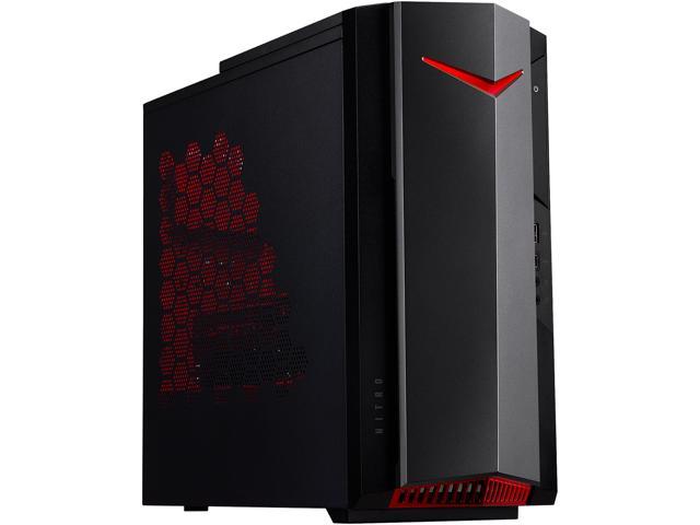 Acer Gaming Desktop Nitro 50 N50-620-UR11 Intel Core i5 11th Gen 11400F (2.60GHz) 8GB DDR4 512 GB PCIe SSD NVIDIA GeForce GTX 1650 Windows 10 Home 64-bit