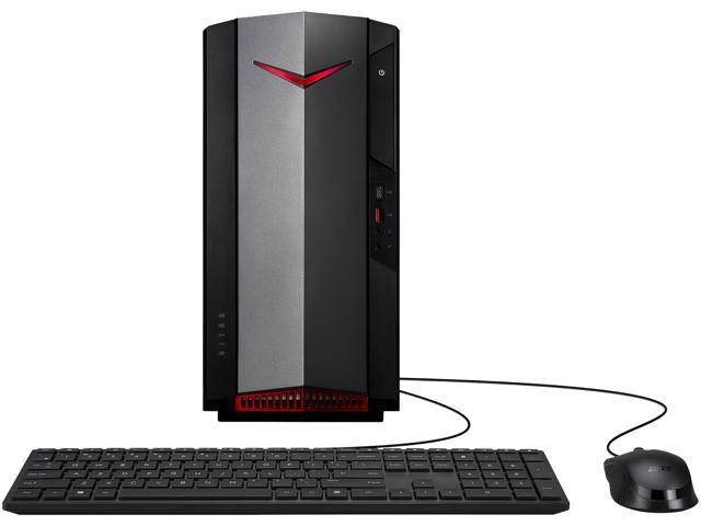 Acer Gaming Desktop Nitro 50 N50-640-UR12 Intel Core i5 12th Gen 12400 (2.50GHz) 16GB DDR4 1TB HDD 512 GB PCIe SSD NVIDIA GeForce RTX 3060 Windows 11 Home