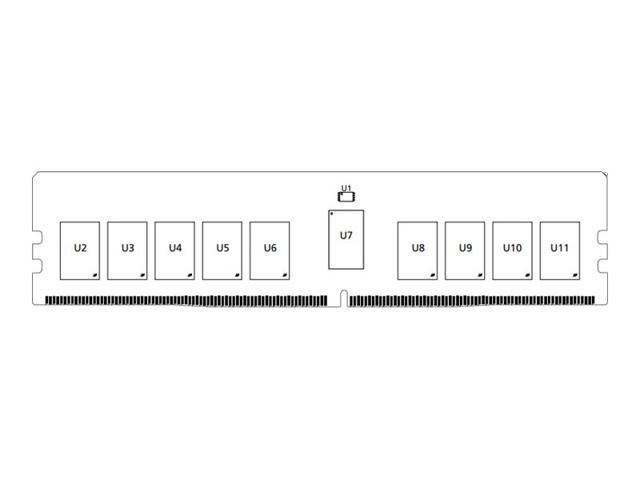 Micron - DDR4 - module - 16 GB - DIMM 288-pin - 2933 MHz / PC4-23400 - CL21 - 1.2 V - registered - ECC