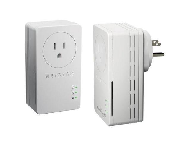 netgear powerline 200mbps passthru nano adapter - starter kit (xavb1601)
