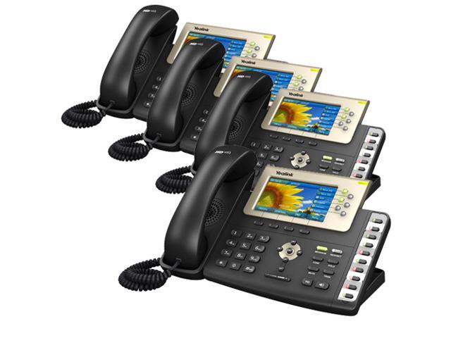 Yealink SIP-T38G / SIP T38G  / SIPT38G Corded VoIP Phone W/ 6 Lines ( 4 Pack )
