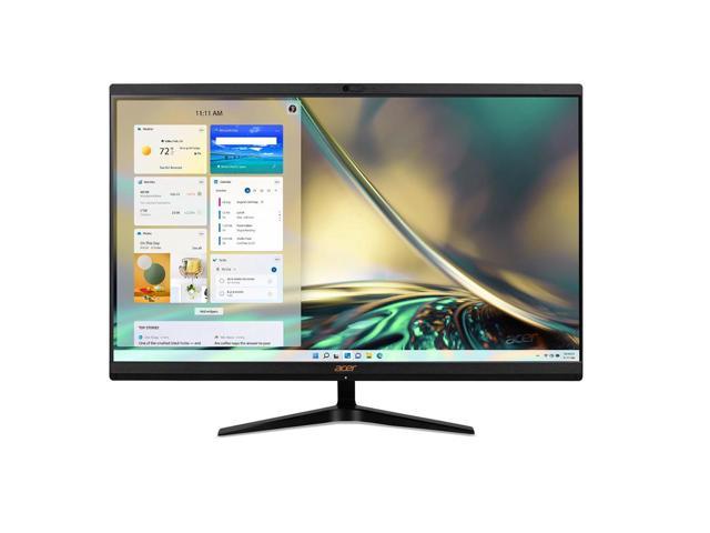 Acer 27 inch All-in-One Desktop Computer - Intel i5-1235U - 8GB/512GB - Black