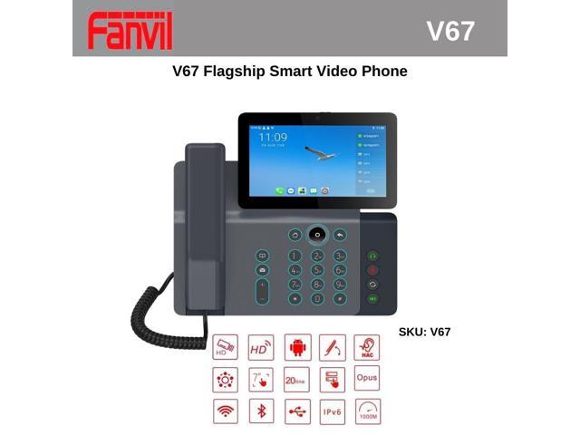 Fanvil V67 Flagship Smart Android Video IP Phone