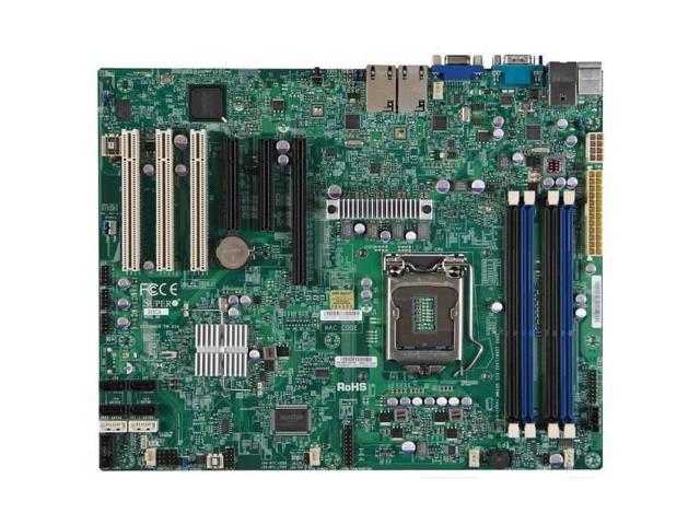 Supermicro X9Sca-O Lga1155/ Intel C204 Pch/ Ddr3/ Sata3/ V&2Gbe/ Atx Server Motherboard,