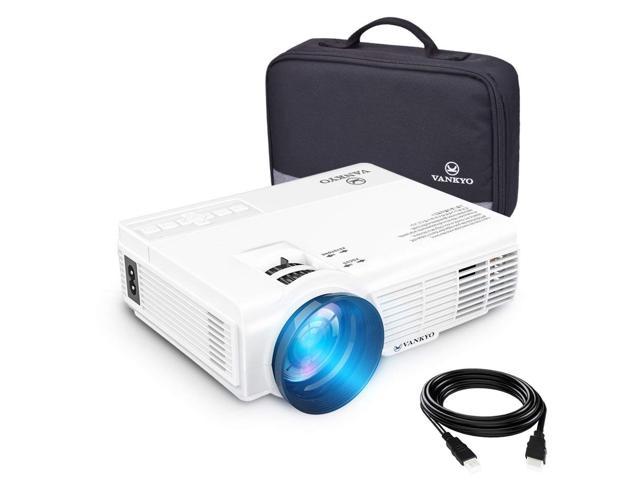Vankyo Leisure 3 (Upgraded Version) 2400 Lux LED Portable Projector with Carrying Bag, Video Projector with 170'' and 1080P Support, Compatible with Fire TV Stick, PS4, HDMI, VGA, TF, AV and USB