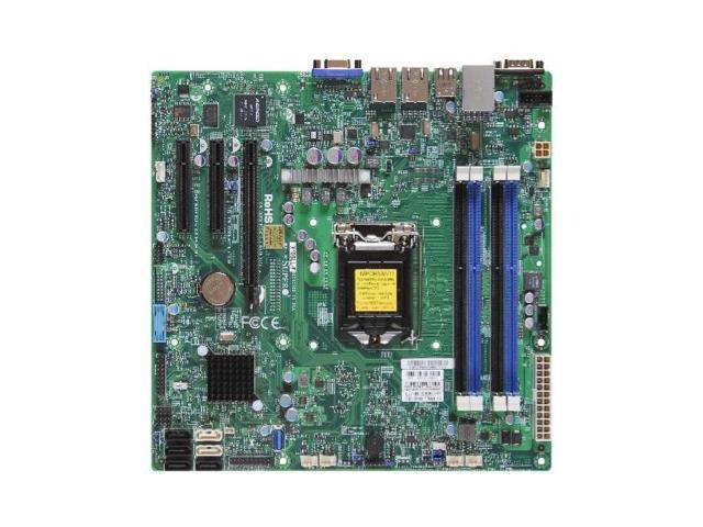 Supermicro X10SLL-F-B LGA1150/ Intel C222 PCH/ DDR3/ SATA3&USB3.0/ V&2GbE/ MicroATX Server Motherboard
