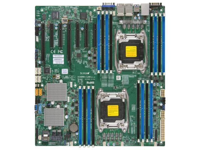 Supermicro X10DRH-ILN4-O Dual LGA2011/ Intel C612/ DDR4/ SATA3&USB3.0/ V&4GbE/ EATX Motherboard