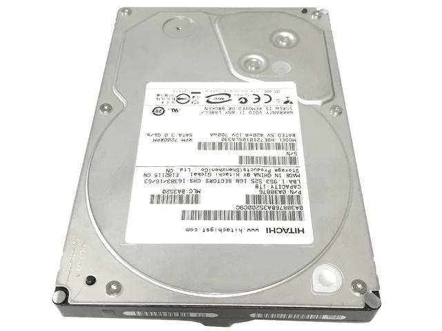 Hitachi (0A38876) 1TB 32MB Cache 7200RPM SATA2 (3.0Gbps) 3.5" (Heavy Duty) Hard Drive NAS, RAID, CCTV DVR, PC/Mac - OEM w/ 1 Year Warranty