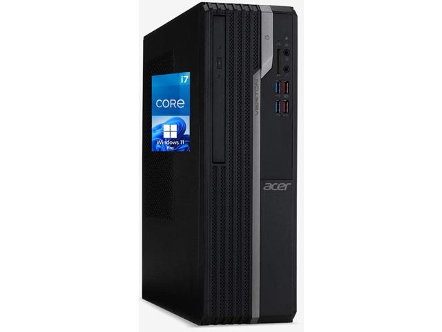 Acer Veriton Desktop Computer - Intel i7-9700 Upto 4.7GHz, 16GB Ram, 1TB NVMe SSD, AC Wi-Fi, Bluetooth, VGA, DisplayPort, HDMI, DVD-RW, SD-Card Reader - Windows 11 Pro