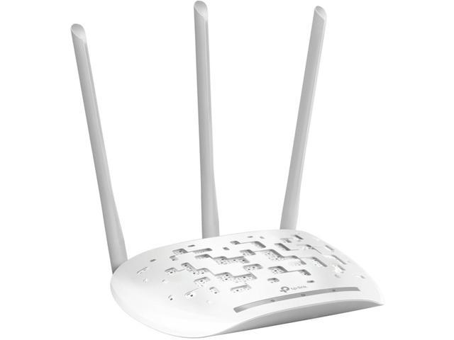 TP-Link Wireless Access Point TL-WA901N | 2.4Ghz N450 Desktop WiFi Bridge | Supports AP/Multi-SSID/Client/RE Mode | 3 Fixed Antennas | Passive PoE w/ Free PoE Injector