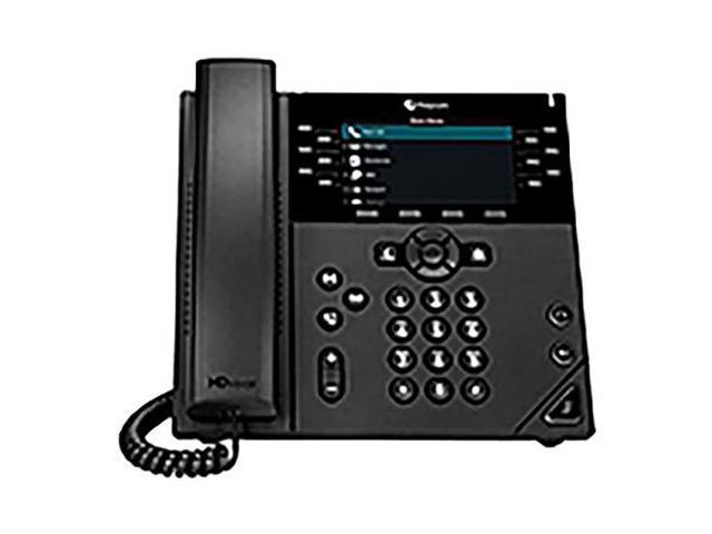 Polycom VVX 450 (2200-48840-001) 12-Line Desktop Business IP Phone w/ Dual 10/100/1000 Ethernet Ports