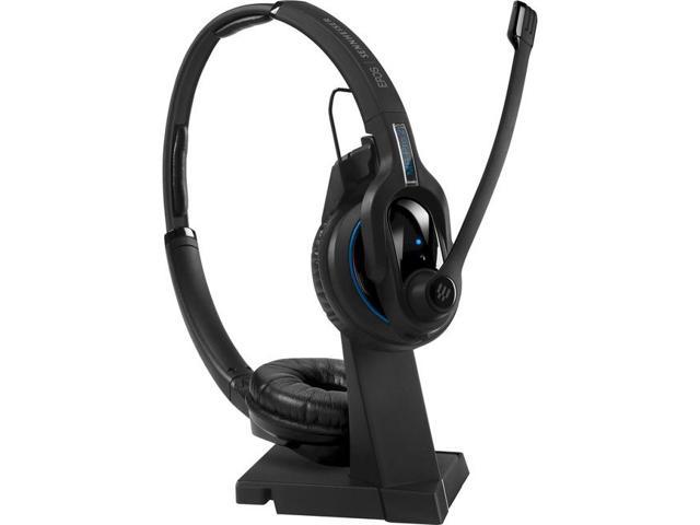 Sennheiser MB Pro 2 UC ML (1000567) - Dual-Sided, Dual-Connectivity, Wireless Bluetooth Headset | For Desk/Mobile Phone & Softphone/PC Connection| w/ HD Sound & Major UC Platform Compatibility (Black)