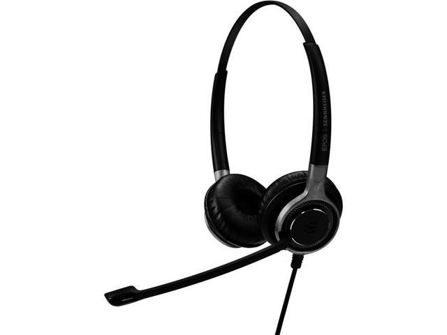 EPOS Sennheiser SC 665 USB (1000645) - Double-Sided Business Headset | UC Optimized and Skype for Business Certified | For Mobile Phone, Tablet, Softphone, and PC (Black)