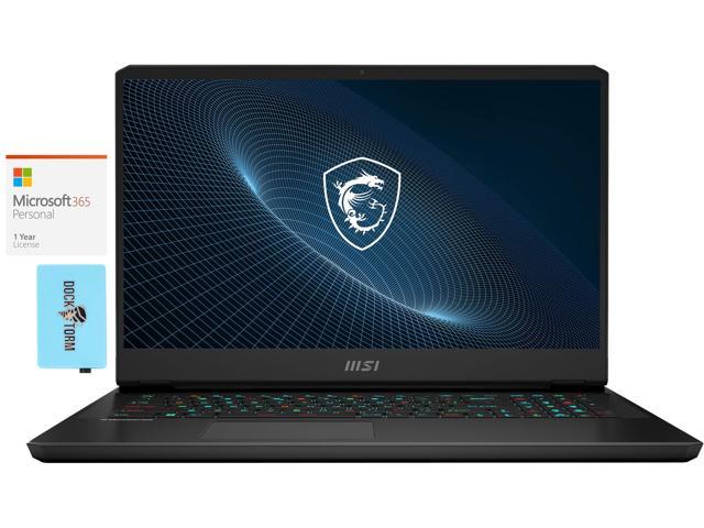MSI Vector GP76 -17 Gaming & Entertainment Laptop (Intel i9-12900HK 14-Core, 17.3" 360Hz Full HD (1920x1080), GeForce RTX 3070 Ti, 32GB RAM, Win 11 Home) with Microsoft 365 Personal , Hub