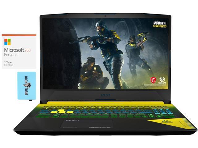 MSI Crosshair 15 Rainbow Six Gaming & Entertainment Laptop (Intel i7-12700H 14-Core, 15.6" 165Hz 2K Quad HD (2560x1440), NVIDIA RTX 3070, 16GB RAM, Win 11 Home) with Microsoft 365 Personal , Hub