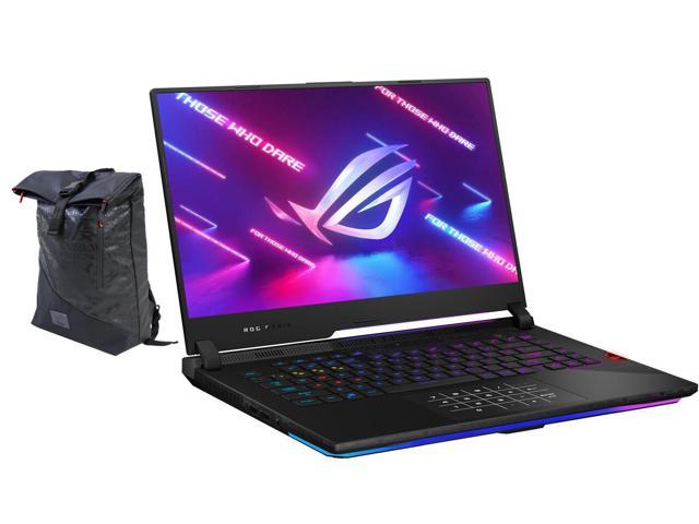 ASUS ROG Strix Scar 15 Gaming & Entertainment Laptop (AMD Ryzen 9 5900HX 8-Core, 15.6" 165Hz 2K Quad HD (2560x1440), NVIDIA RTX 3080, 32GB RAM, 1TB m.2 SATA SSD, Win 11 Pro) with Voyager Backpack
