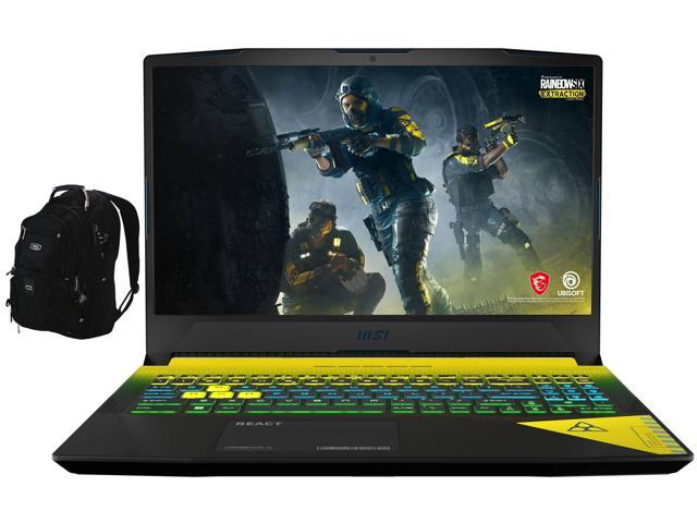 MSI Crosshair 15 Rainbow Six Gaming & Entertainment Laptop (Intel i7-12700H 14-Core, 15.6" 165Hz 2K Quad HD (2560x1440), NVIDIA RTX 3070, 16GB RAM, Win 11 Home) with Travel & Work Backpack