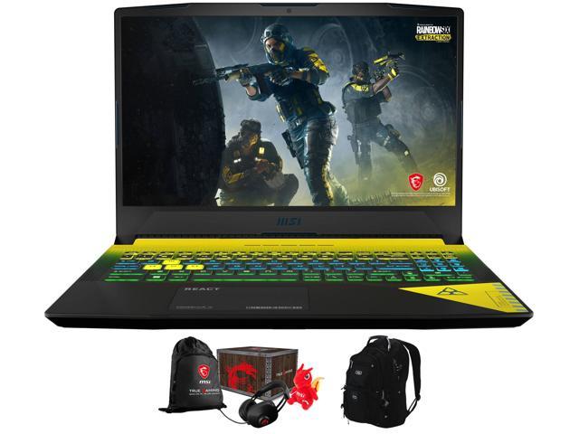 MSI Crosshair 15 Rainbow Six Gaming & Entertainment Laptop (Intel i7-12700H 14-Core, 15.6" 165Hz 2K Quad HD (2560x1440), NVIDIA RTX 3070, Win 11 Home) with Loot Box , Travel & Work Backpack