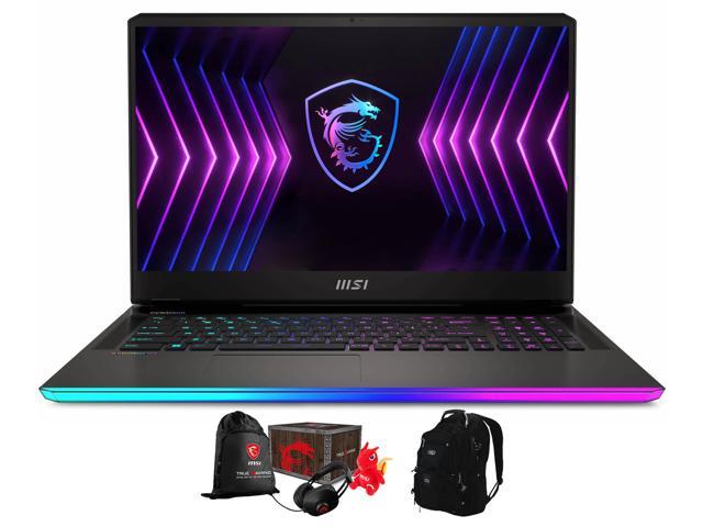 MSI Raider GE77HX 12UGS Gaming & Entertainment Laptop (Intel i7-12800HX 16-Core, 17.3" 240Hz 2K Quad HD (2560x1440), GeForce RTX 3070 Ti, Win 11 Pro) with Loot Box , Travel & Work Backpack