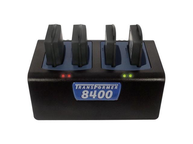 Transformer 4-Bay Battery Charger for Polycom / SpectraLink 8400 & 8440 Series Batteries. Power Supply Included