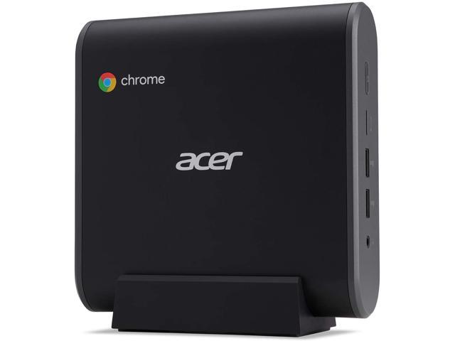 Acer Chromebox CXI3-UA91 Mini PC, Intel Celeron 3867U Processor 1.8GHz, 4GB DDR4 Memory, 128GB M.2 SSD, 802.11ac WiFi 5, USB Type-C, Chrome OS, Keyboard and Mouse Included Desktop Computer