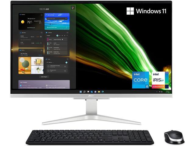 Acer Aspire C24-1650-UA92 AIO Desktop | 23.8" Full HD IPS Display | 11th Gen Intel Core i5-1135G7 | Intel Iris Xe Graphics | 8GB DDR4 | 512GB NVMe M.2 SSD | Wi-Fi 6 | Windows 11 Home