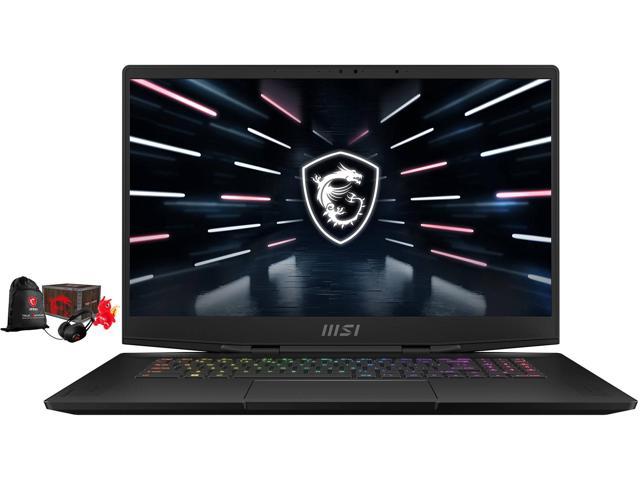 MSI Stealth GS77 -17 Gaming & Entertainment Laptop (Intel i7-12700H 14-Core, 17.3" 240Hz 2K Quad HD (2560x1440), NVIDIA RTX 3080 Ti, 32GB DDR5 4800MHz RAM, 1TB SSD, Win 11 Pro) with Loot Box