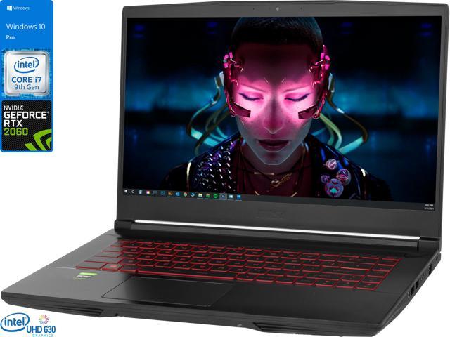 MSI GF65 Gaming Notebook, 15.6" 144Hz FHD Display, Intel Core i7-9750H Upto 4.5GHz, 16GB RAM, 512GB NVMe SSD, NVIDIA GeForce RTX 2060, HDMI, Wi-Fi, Bluetooth, Windows 10 Pro