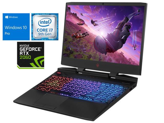 HP OMEN 15 Gaming Notebook, 15.6" FHD Display, Intel Core i7-9750H Upto 4.50 GHZ, 16GB RAM, 512GB NVMe SSD, NVIDIA Geforce RTX 2060, HDMI, DisplayPort, Thunderbolt, Wi-Fi, BT, Windows 10 Pro