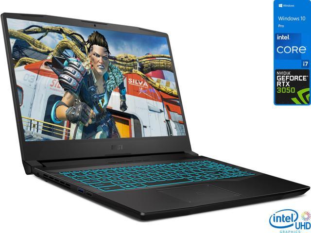 MSI Crosshair Gaming Laptop, 15.6" 144Hz FHD Display, Intel Core i7-11800H Upto 4.6GHz, 16GB RAM, 512GB NVMe SSD, NVIDIA GeForce RTX 3050, HDMI, Wi-Fi, Bluetooth, Windows 10 Pro
