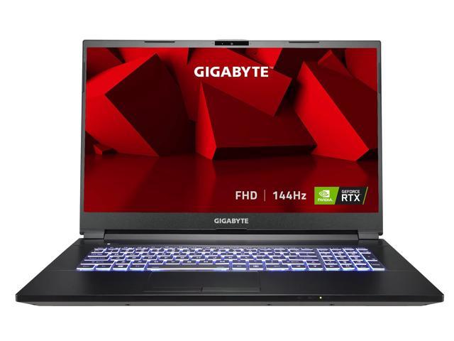 GIGABYTE A7 K1 Gaming Laptop, 17.3" 144Hz FHD Display, AMD Ryzen 7 5800H Upto 4.4GHz, 16GB RAM, 512GB NVMe SSD, NVIDIA GeForce RTX 3060, HDMI, Mini DisplayPort, Wi-Fi, Bluetooth, Windows 11 Pro