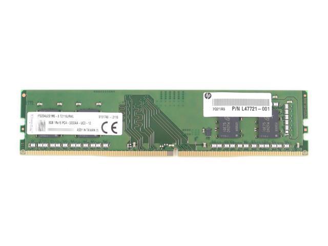 HP Kingston 8GB HP32D4U2S1ME 3200AA Non-ECC Dimm 288pin 1.2V 13L76AT L47721-001