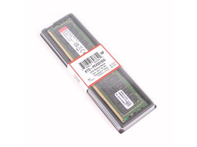 Kingston 32GB KTD-PE432/32G PC4-3200AA DDR4 25600 DIMM 288-pin ECC Reg 1.2V