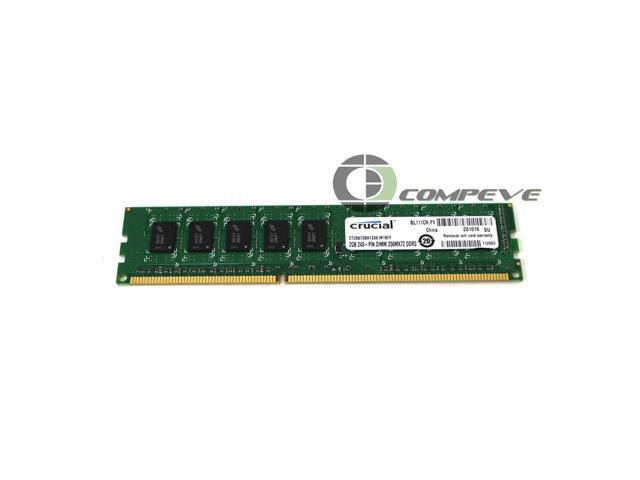 Crucial Ram 2GB CT25672BA1339.M18FF PC3-10600E DDR3-1333MHz ECC 240-Pin