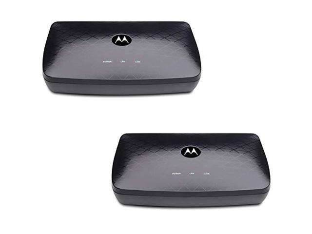 Motorola MoCA 2.5 Adapter  2 Pack | True 2.5 Gbps Throughput | Ethernet Port for Ethernet Over Coax | Ideal Backbone for Reliable High Speed Home Internet