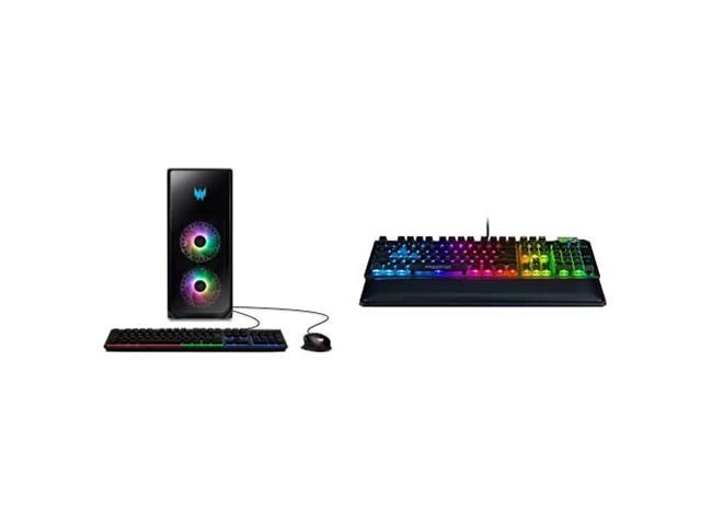 Acer Predator Orion 7000 PO7-640-UR11 Tower | Intel Core i7-12700K 12-Core | NVIDIA GeForce RTX 3080 | 32GB DDR5 | 1TB PCIe Gen4 SSD | 2TB HDD | Wi-Fi 6E with Acer Predator Aethon 700 Gaming Keyboard