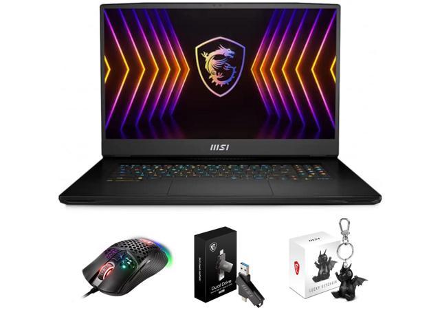 XPC 2022 MSI Titan GT77 12UGS Gaming Laptop (Intel Core i7-12800HX, 64GB RAM, 2TB 980 PRO NVMe SSD, RTX 3070 Ti 8GB, 17.3" 4K UHD, Windows 11 Pro) Gamer Notebook Computer