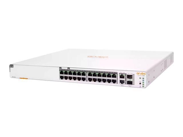 HPE Aruba Instant On 1960 JL807A#ABA 24G 20p Class4 4p Class6 PoE 2XGT 2SFP+ 370W Switch JL807A#ABA
