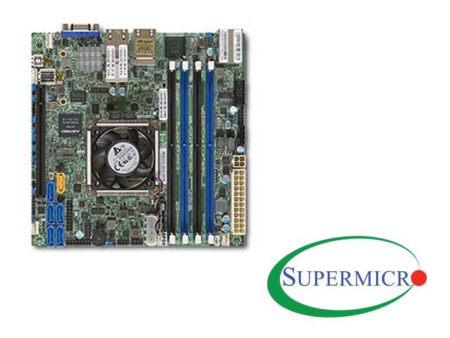 SUPERMICRO X10SDV-4C+-TLN4F-O Supermicro X10SDV-4C-TLN4F-O Intel Xeon D-1518 DDR4 SATA3 and USB3.0 V and 4GbE Mini-ITX Motherboard  and  CPU Combo X10SDV-4C+-TLN4F-O