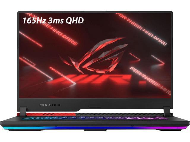 ASUS ROG Strix G15 Gaming Laptop, 15.6" 165Hz QHD Display, AMD Ryzen 9 5980HX Upto 4.8Ghz, 64GB RAM, 4TB NVMe SSD, AMD Radeon RX 6800M, DisplayPort via USB-C, HDMI, Wi-Fi, Bluetooth, Windows 11 Home