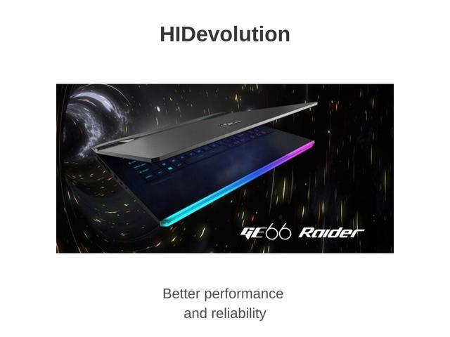 HIDevolution MSI GE66 Raider 10SGS 15.6” FHD 300Hz | 2.6 GHz i7-10750H, RTX 2080 Super Max-Q, 64 GB 2666MHz RAM, 4 TB PCIe SSD | Authorized Performance Upgrades & Warranty