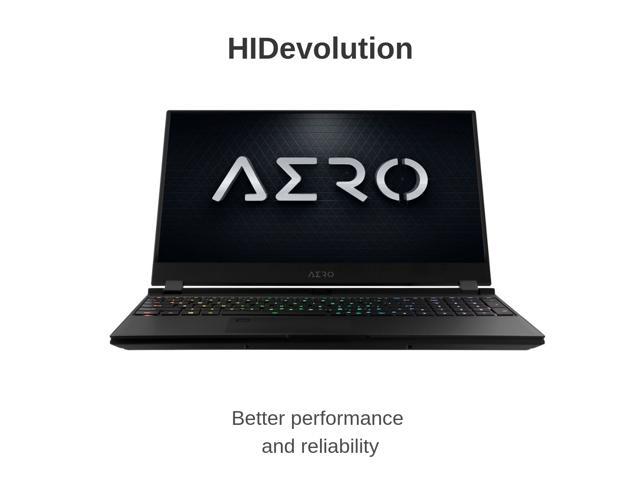 HIDevolution Gigabyte AERO 15 OLED XA-7US5130SP 15.6" UHD AMOLED | 2.6GHz i7-9750H, RTX 2070 Max-Q, 16GB 2666MHz RAM, PCIe 512GB SSD | Authorized Performance Upgrades & Warranty
