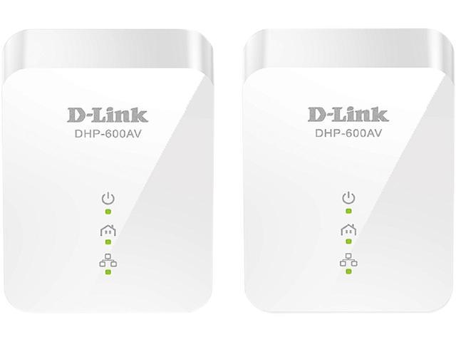 D-Link DHP-601AV PowerLine AV2 1000 Gigabit Start Kit, up to 1000 Mbps