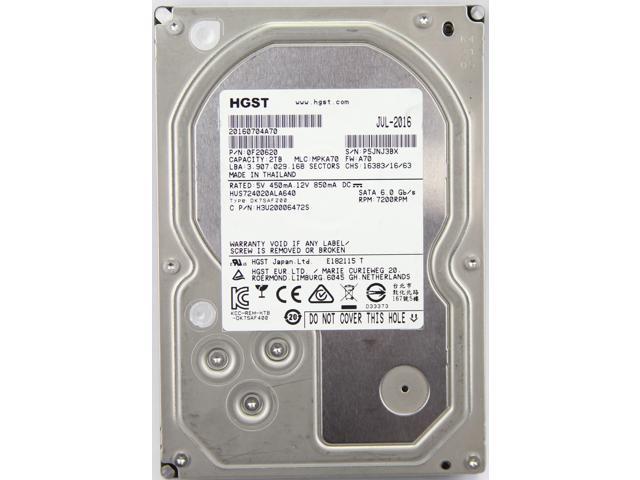 HITACHI 2TB 7200RPM SATA 54 MB CACHE 3.5 INCH HARD DRIVE  NEW BULK PACKAGING  MODEL # HUS724020ALA640