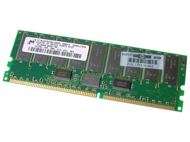 HP PC1600R 200Mhz 512MB DDR ECC Memory 175918-042 SDRAM