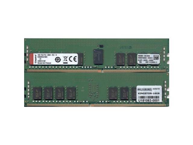 Kingston - KSM26RS4/16MEI - Kingston 16GB Module - DDR4 2666MHz Server Premier - 16 GB - DDR4-2666/PC4-2666 DDR4 SDRAM -