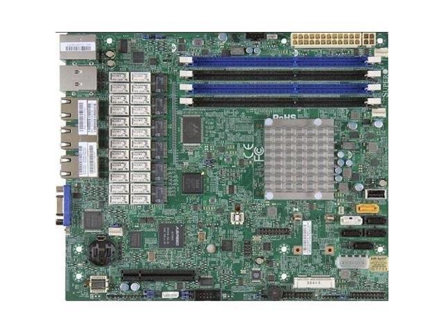 Super Micro Supermicro MBD-A1SRM-LN7F-2758-O Intel Atom C2758/ V&7gbe/ Ddr3/ Sata3/ Microatx Motherboard
