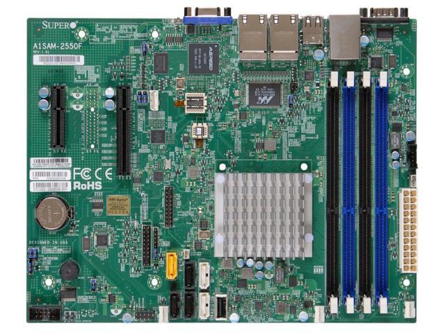 Supermicro A1SRM-2558F-O Micro ATX Intel Atom C2558 Processor DDR3 1333 MHz and CPU Combo Motherboard