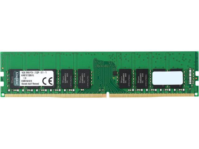 Kingston ValueRAM 16GB (1 x 16G) DDR4 2133 Server Memory ECC DIMM (288-Pin) RAM KVR21E15D8/16